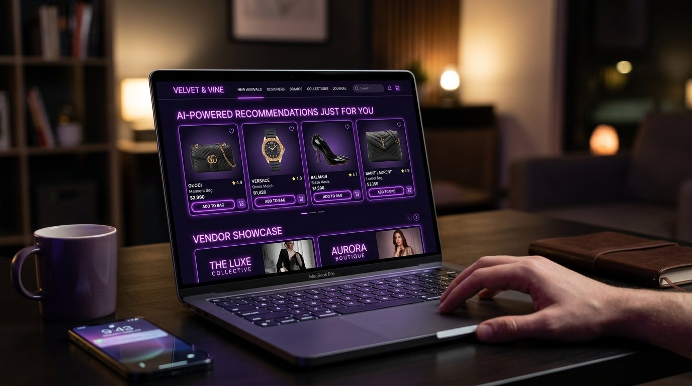 Luxury Ecommerce Platform with AI Recommendations